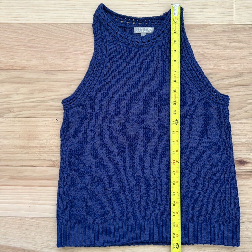 J. Crew high neck sleeveless sweater, large - Picture 7 of 7